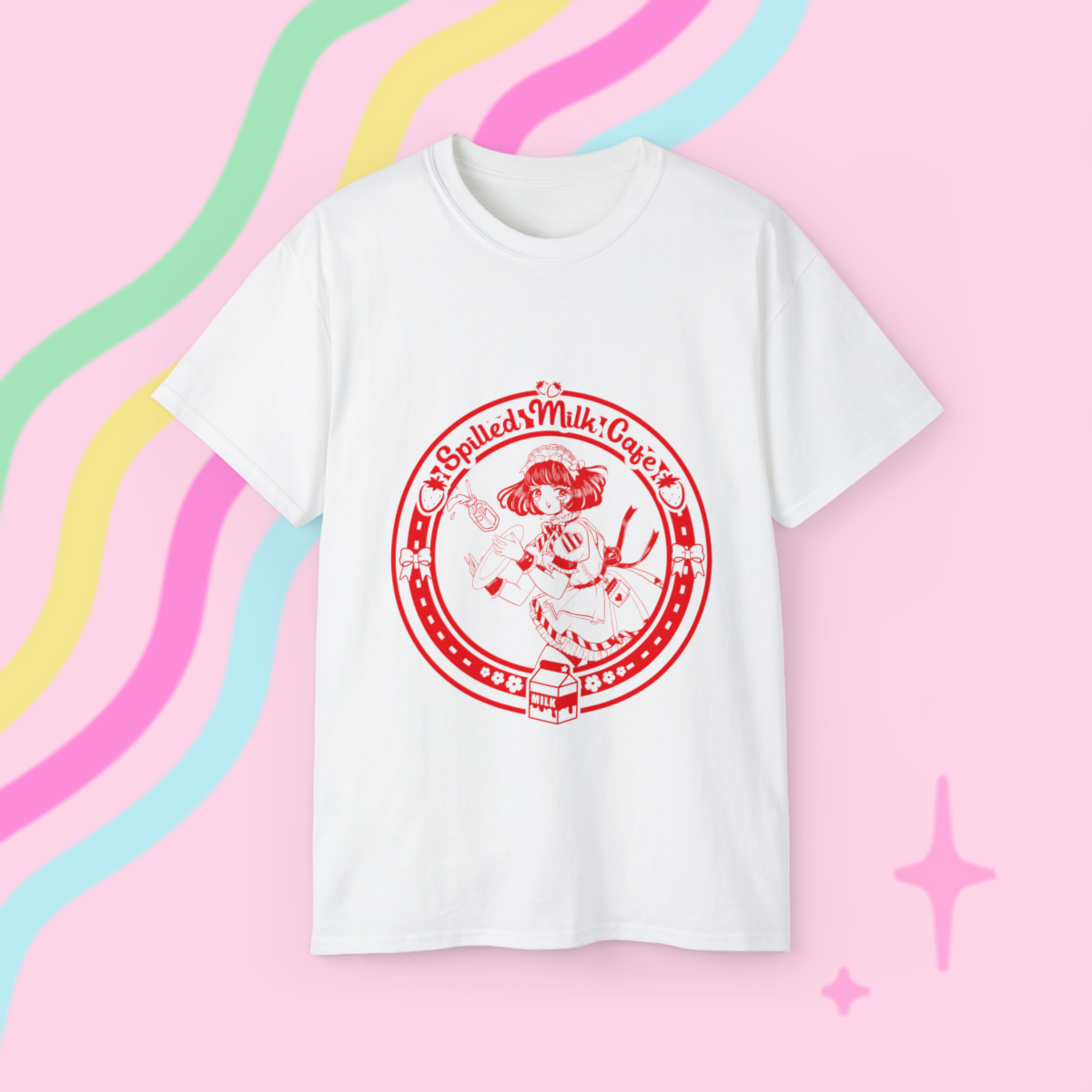 Spilled Milk Cafe Cotton Tee