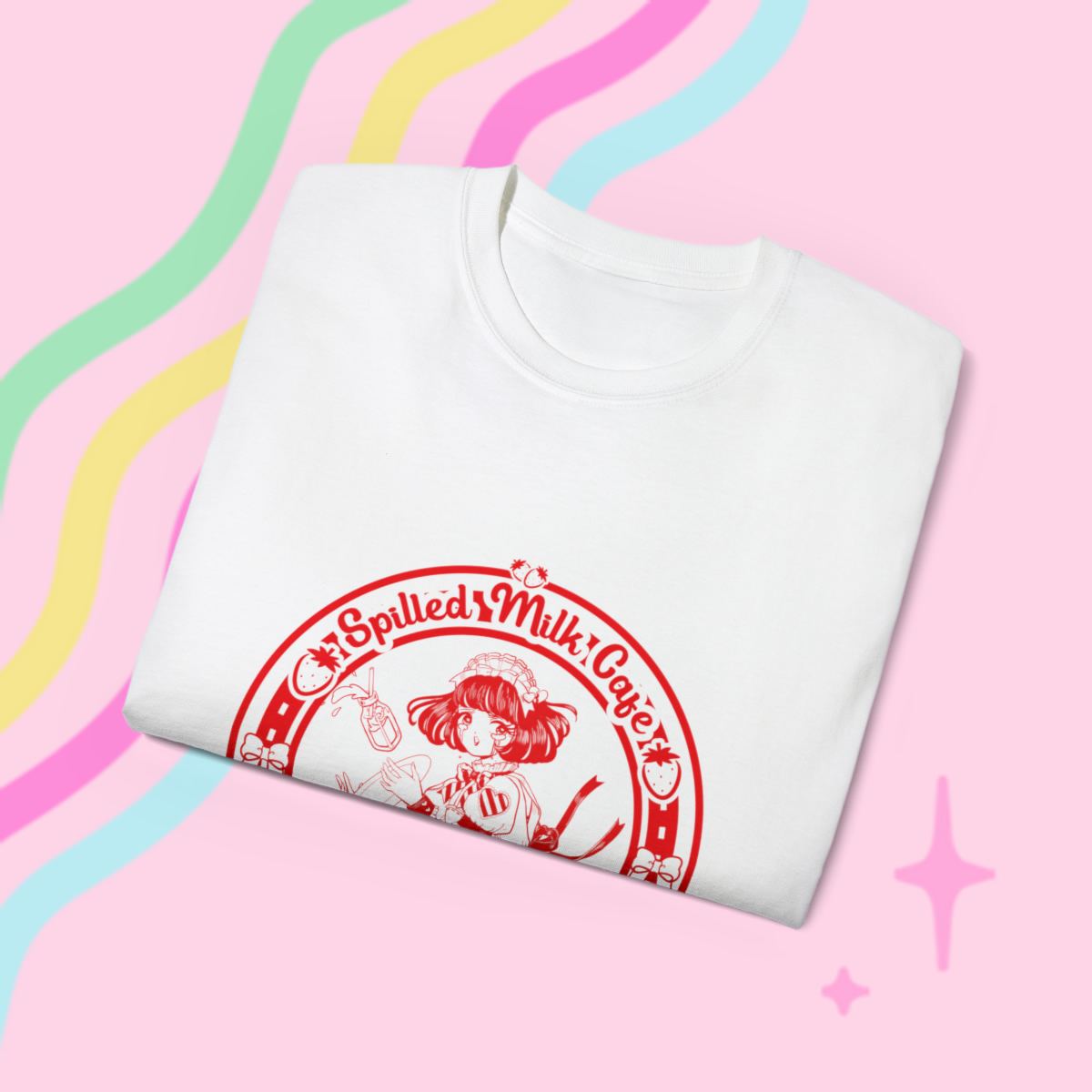 Spilled Milk Cafe Cotton Tee - Image 3