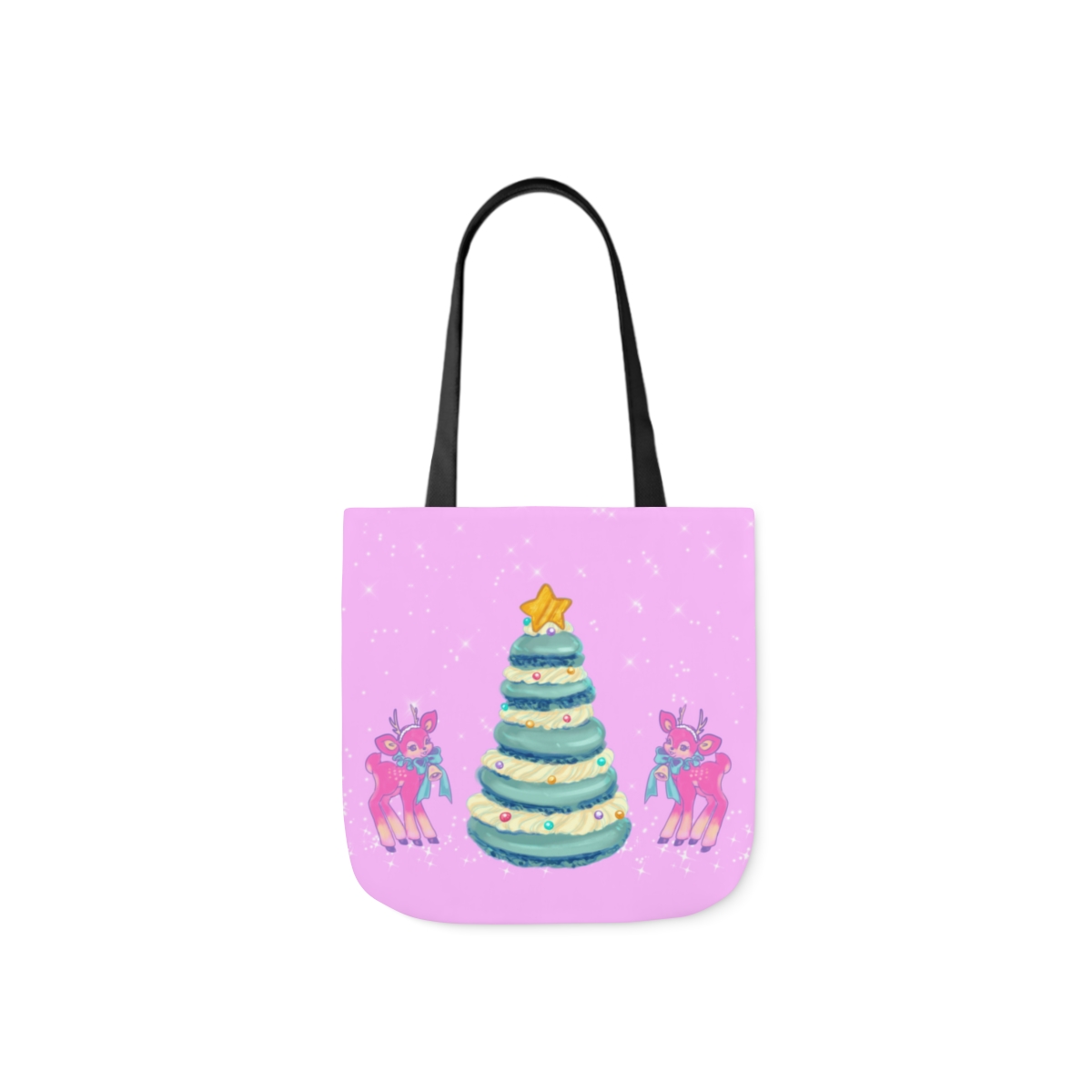 Minty Tinsel Double Sided Canvas Tote Bag - Image 14