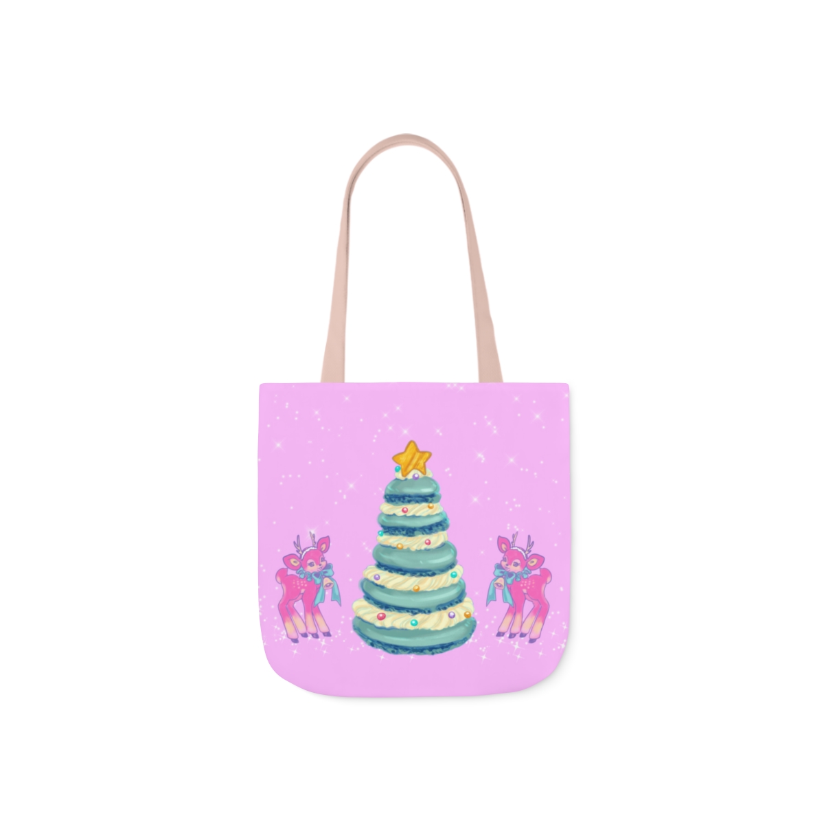 Minty Tinsel Double Sided Canvas Tote Bag - Image 18