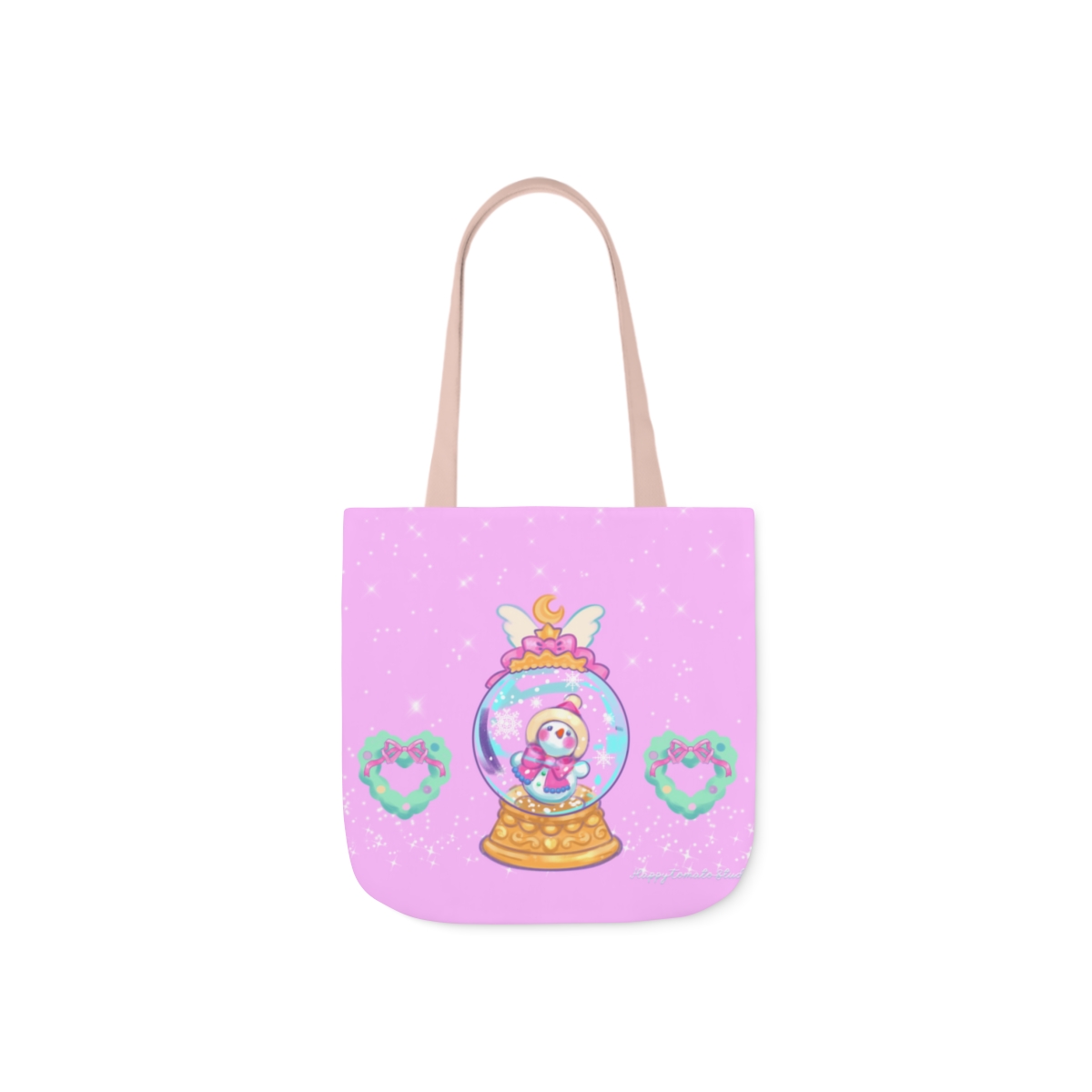 Minty Tinsel Double Sided Canvas Tote Bag - Image 17