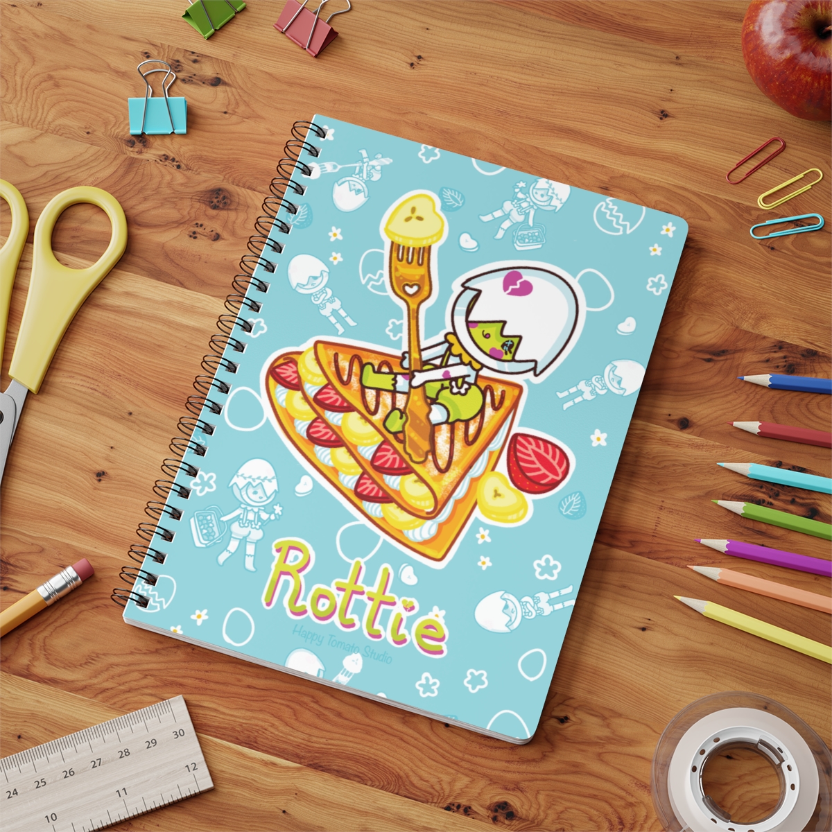 Rottie Softcover Notebook