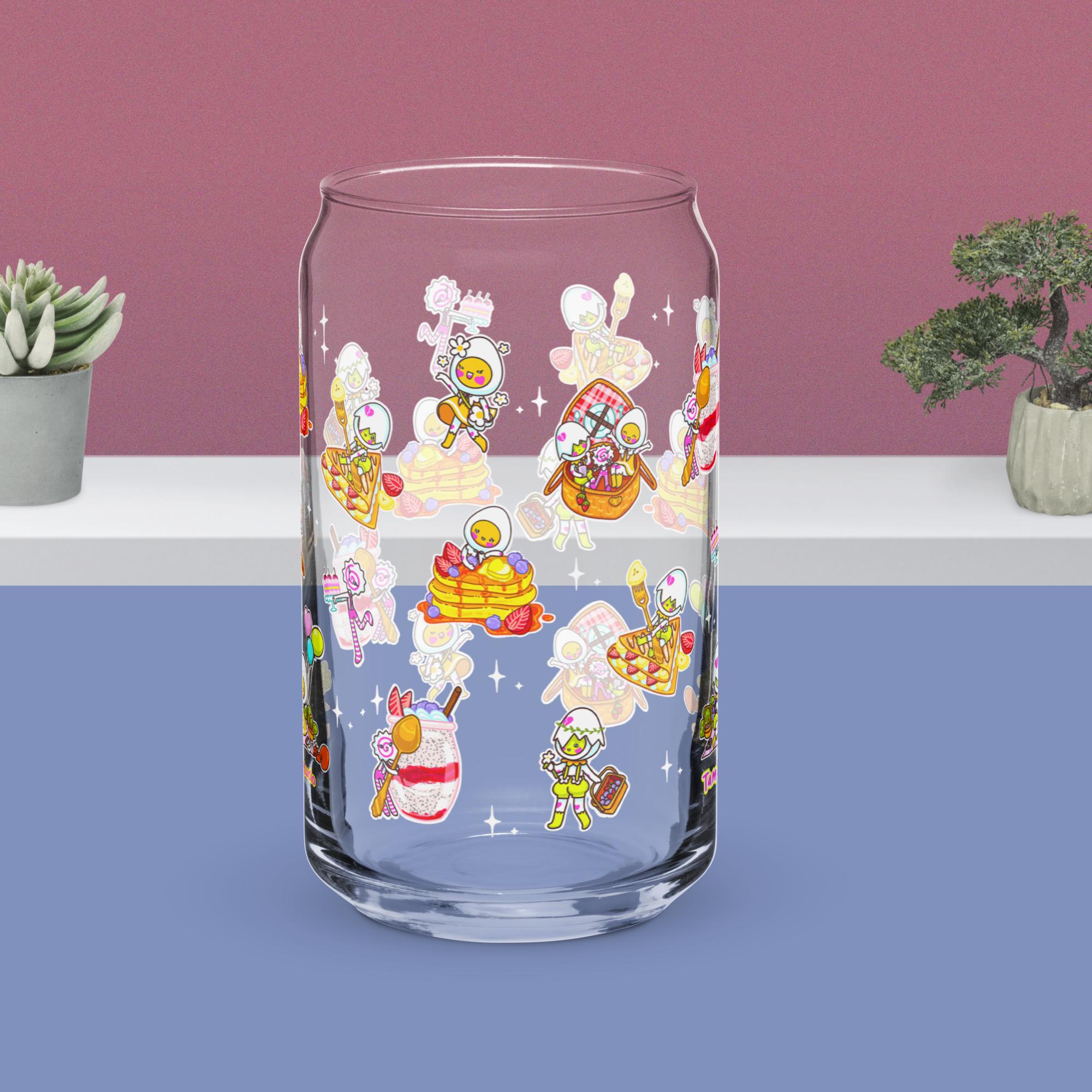 Tamagi & Friends Breakfast glass - Image 2
