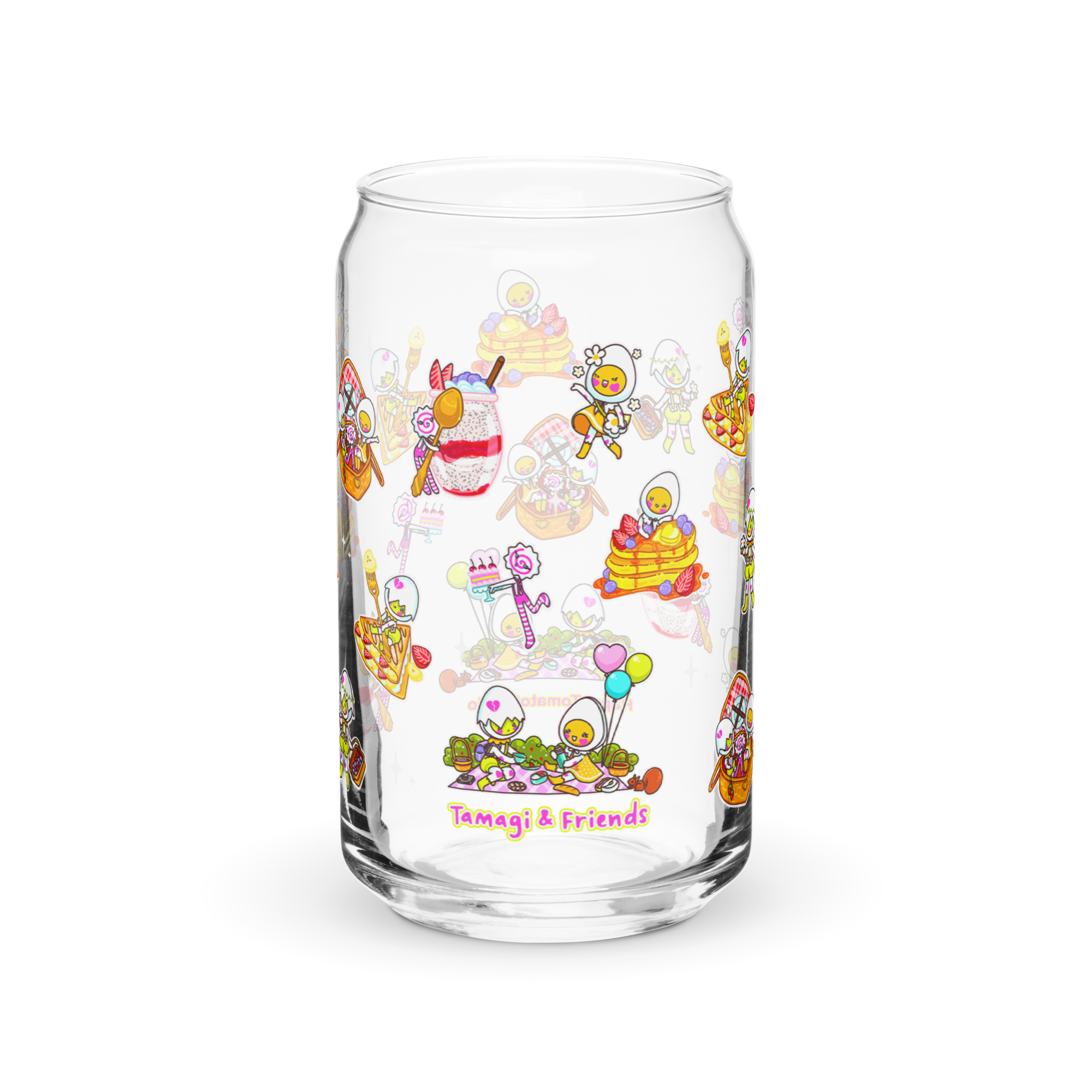 Tamagi & Friends Breakfast glass - Image 3