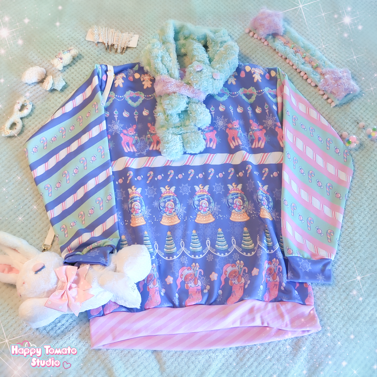 Minty Tinsel Sweatshirt - Image 8