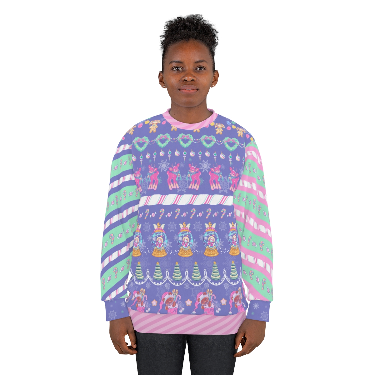 Minty Tinsel Sweatshirt - Image 5