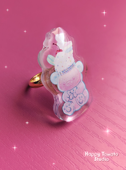 Milkshake Teddy Treat Ring - Image 3